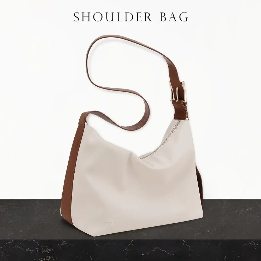 Vegan Leather Hobo Bag Women Tote Shoulder Purse Crossbody Adjustable Strap
